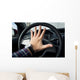 Closeup Shot Angry Driver Wall Decal