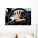 Closeup Shot Angry Driver Wall Decal