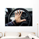 Closeup Shot Angry Driver Wall Decal