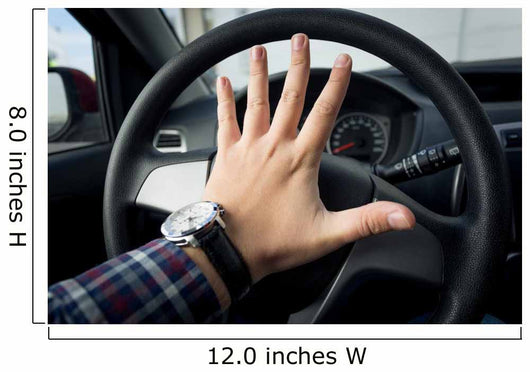 Closeup Shot Angry Driver Wall Decal