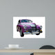 Purple Retro Car Wall Decal
