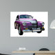 Purple Retro Car Wall Decal