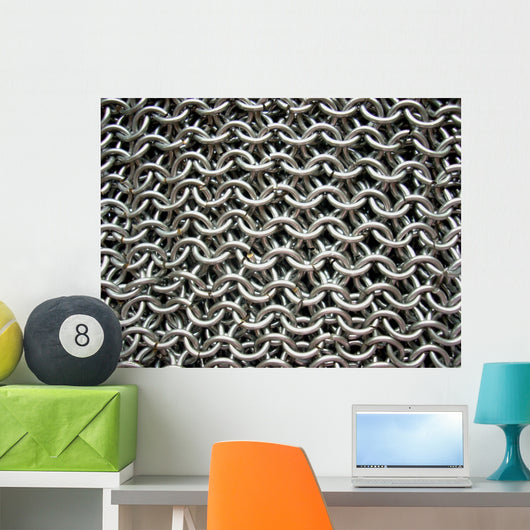 Texture Antique Chain Mail Wall Decal