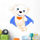 Super Polar Bear Wall Decal