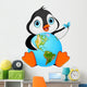Penguin Earth Day Wall Decal