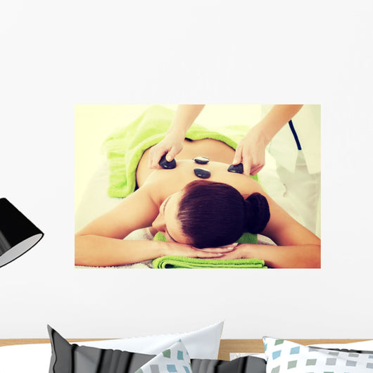 Girl Stone Therapy Hot Wall Decal