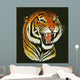Tiger Roar Drawing Wall Decal