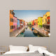 Colorful Burano Italy Wall Decal