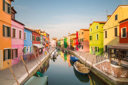 Colorful Burano Italy Wall Decal