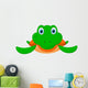 Happy Turtle Cartoon Wall Decal