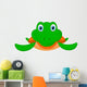 Happy Turtle Cartoon Wall Decal