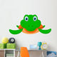 Happy Turtle Cartoon Wall Decal