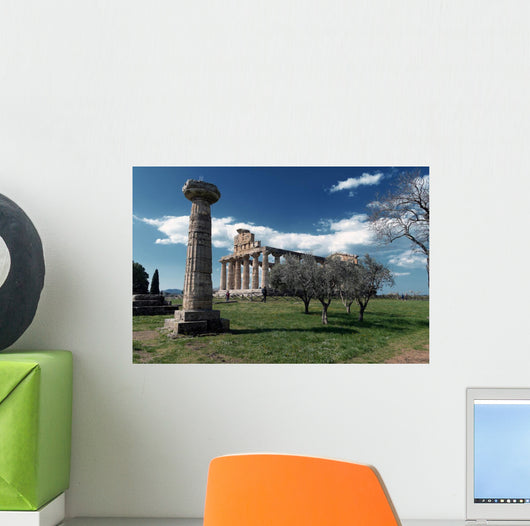 Area Archeologica Paestum Templi Wall Decal