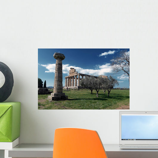 Area Archeologica Paestum Templi Wall Decal