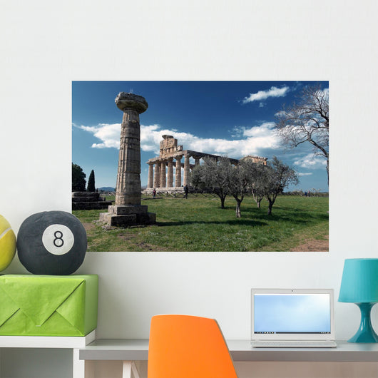 Area Archeologica Paestum Templi Wall Decal