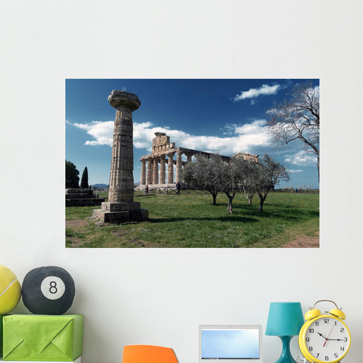 Area Archeologica Paestum Templi Wall Decal