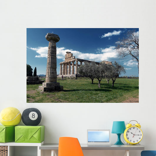 Area Archeologica Paestum Templi Wall Decal