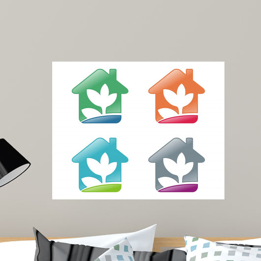 Leaf House V3 Wall Decal