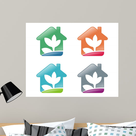 Leaf House V3 Wall Decal