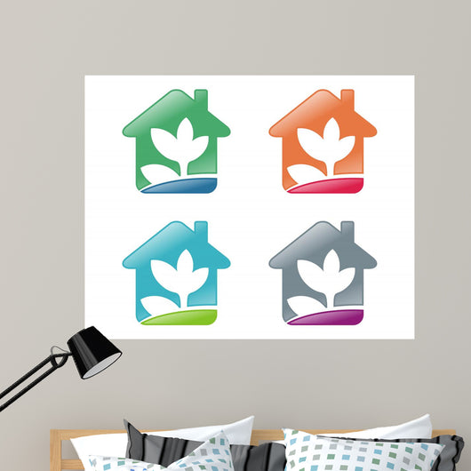 Leaf House V3 Wall Decal