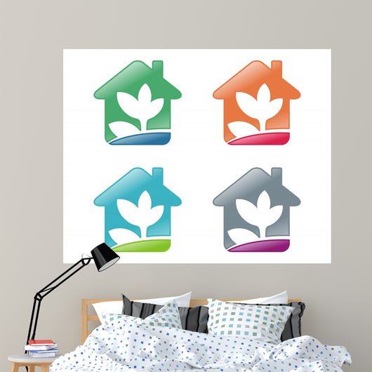 Leaf House V3 Wall Decal