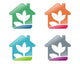 Leaf House V3 Wall Decal