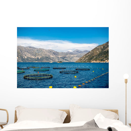 Fishing Farm Kotor Bay Wall Decal