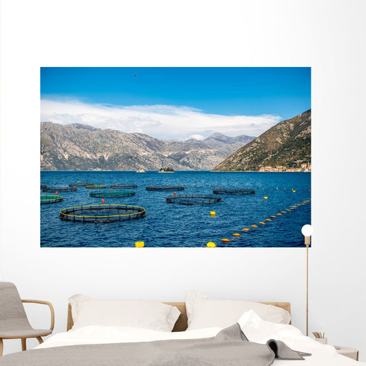 Fishing Farm Kotor Bay Wall Decal