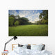 Green Grass Field City Wall Decal
