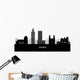 Omaha Skyline Linear Style Wall Decal