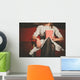 Young Woman Sitting Movie Wall Decal