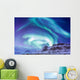 Northern Light Aurora Iceland Wall Decal
