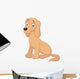 Cartoon Dog Sitting Wall Decal