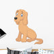 Cartoon Dog Sitting Wall Decal