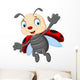 Cute Ladybug Cartoon Wall Decal