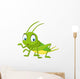 Cartoon Funny Cricket Wall Decal