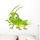 Cartoon Funny Cricket Wall Decal