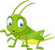 Cartoon Funny Cricket Wall Decal