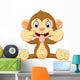 Cartoon Monkey Making Teasing Wall Decal