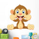 Cartoon Monkey Making Teasing Wall Decal