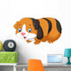 Cartoon Cute Guinea Pig Wall Decal