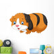 Cartoon Cute Guinea Pig Wall Decal