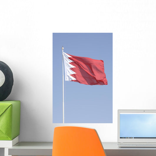 Bahrain Drapeau Wall Decal