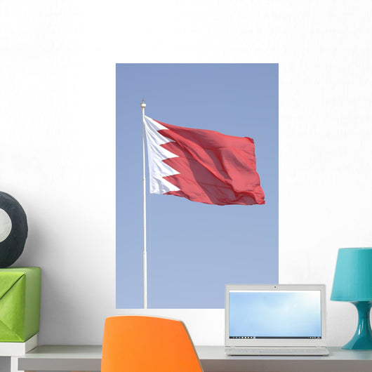 Bahrain Drapeau Wall Decal