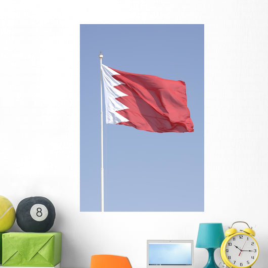 Bahrain Drapeau Wall Decal