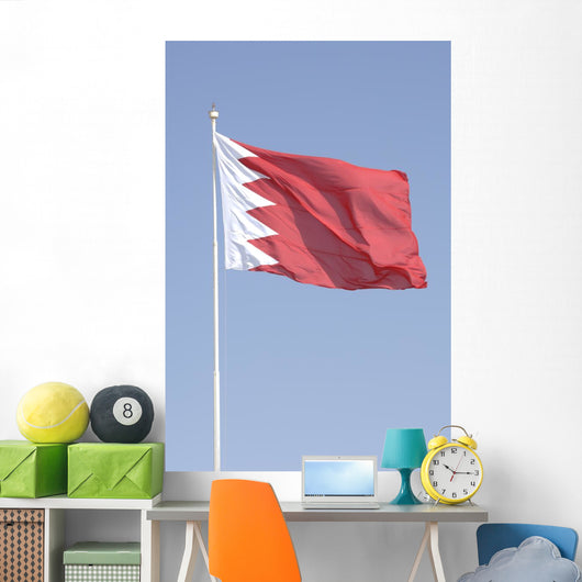 Bahrain Drapeau Wall Decal