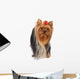 Dog with Red Bow Wall Decal