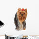 Dog with Red Bow Wall Decal