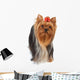Dog with Red Bow Wall Decal