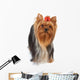 Dog with Red Bow Wall Decal